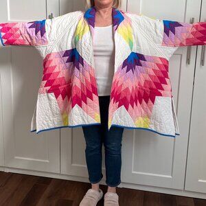 Colorful Patchwork Women's Jacket